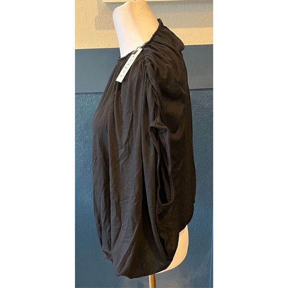 Velvet by Graham & Spencer Women's Carmen Draped Short Sleeve T Shirt - Picture 5 of 7